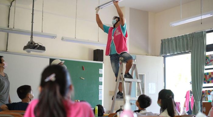 保護學童雙眼 日月光用LED照亮校園